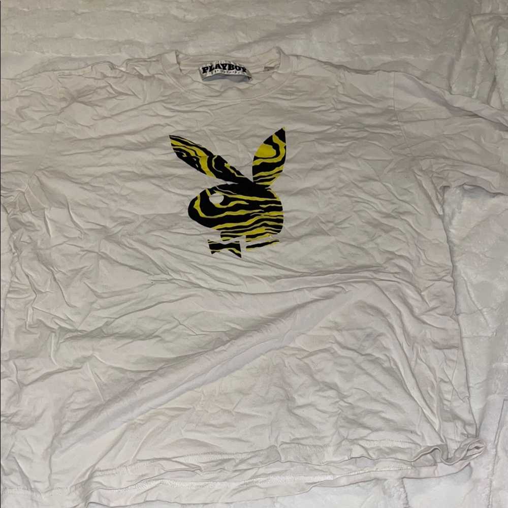 PLAYBOY White Tee PacSun men’s size L large